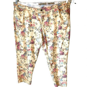 Vanilla Jeans Floral Print Fit Skinny Women Plus Size 24 Pockets